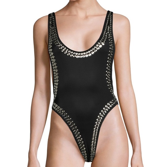 Norma Kamali Other - Norma Kamali
Marissa Stud One-Piece Swimsuit, BLACK SIZE XL.  0486